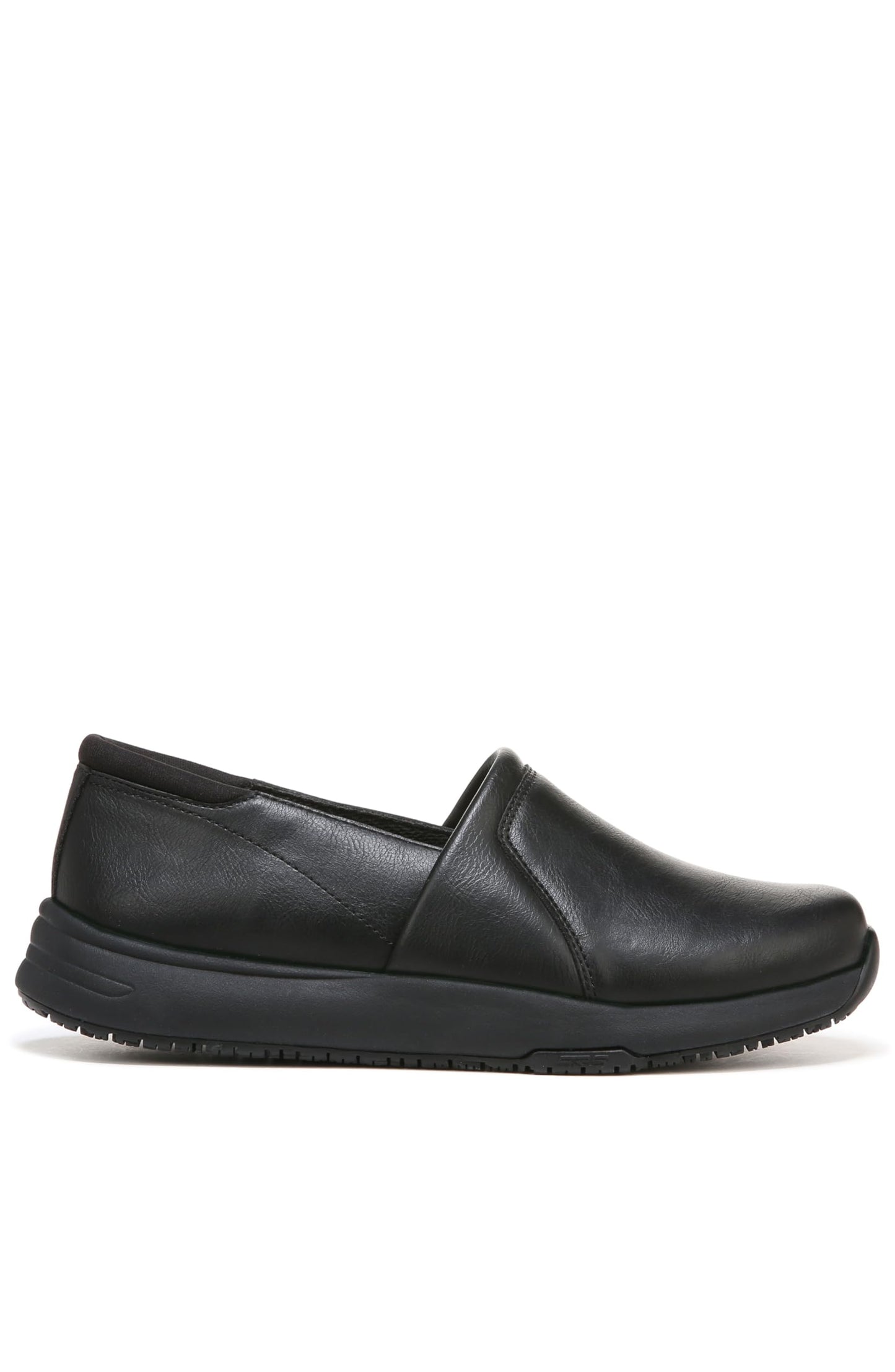 Dr. Scholl's Shoes Women's Dive In Slip Resisatnt Work Slip On Loafer,Black Smooth,10 Wide