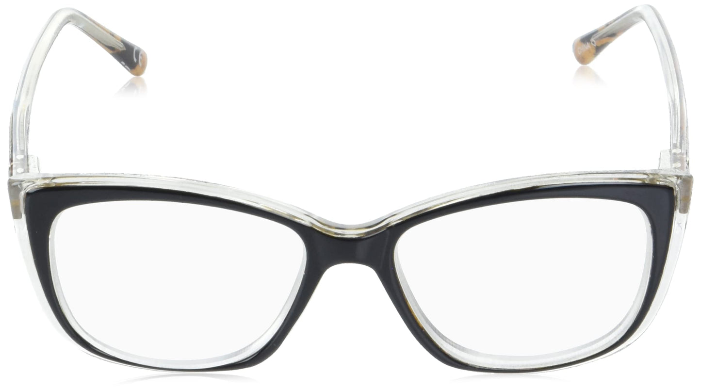 Foster Grant Sofia Vergara x Gloria Reading Glasses, Black and Leopard, 51 mm