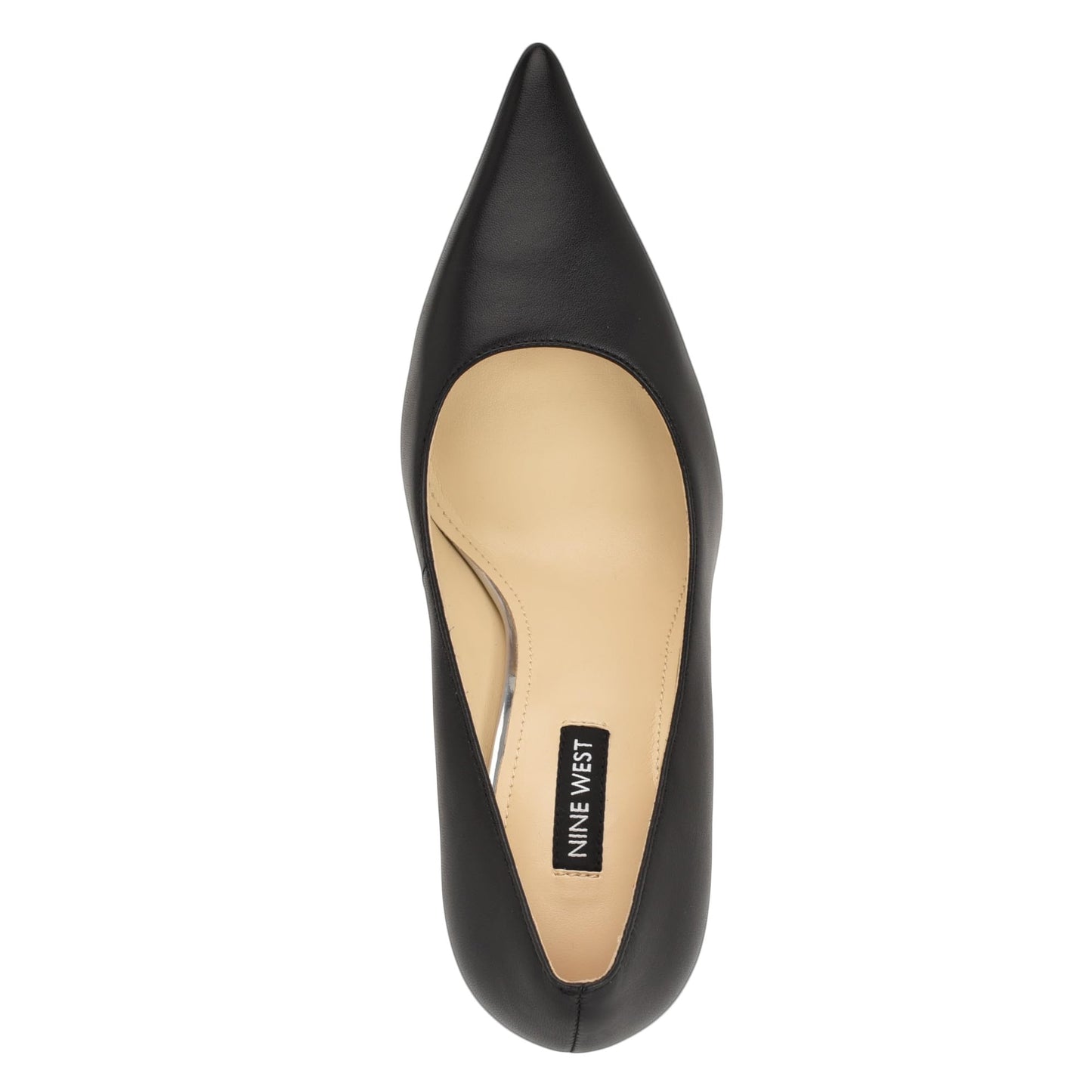 Nine West Women's Gemmha Pump, Black Leather 001, 7.5