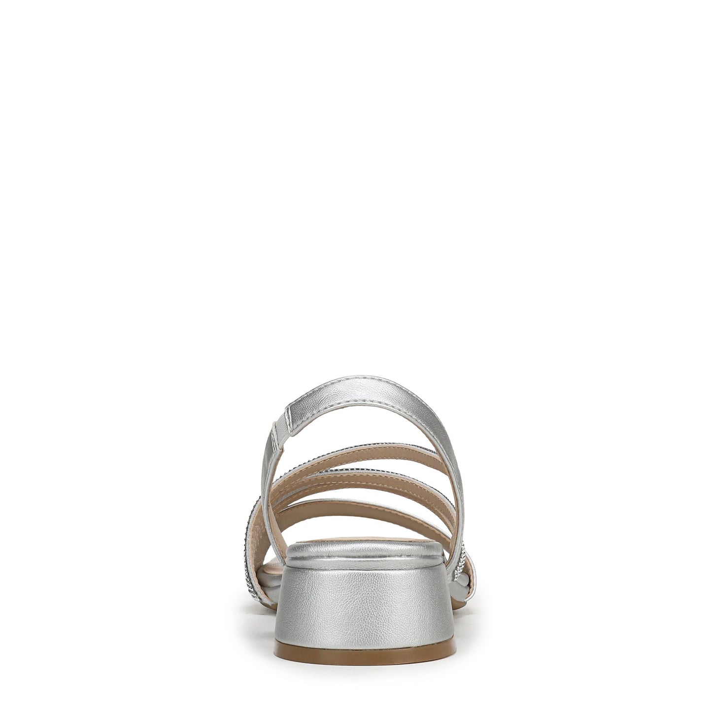 LifeStride Women's Joy Sandal Silver Synthetic 8.5 W