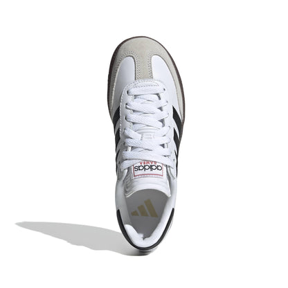 Adidas Unisex-Kids Samba Indoor, White/None/None, 5.5