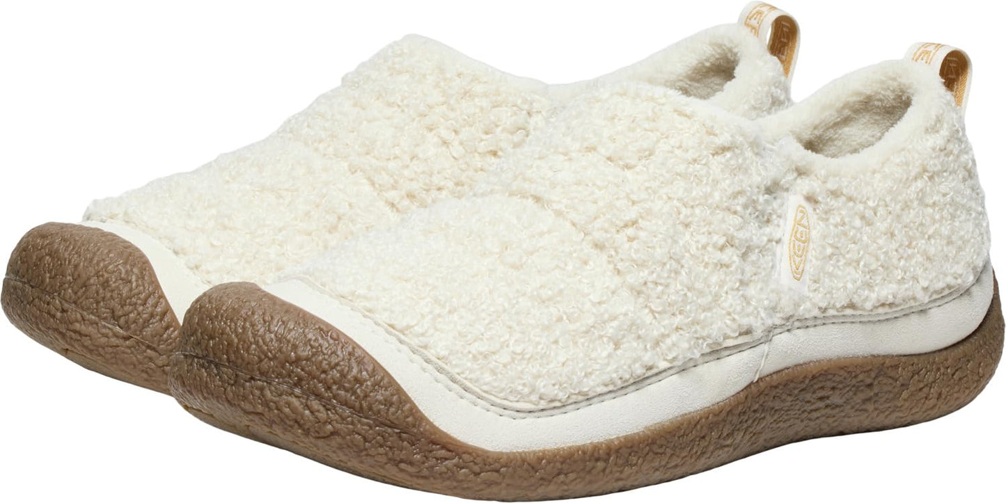 KEEN Women's Howser 2 Casual Comfy Durable Slippers, Birch/Curry, 7.5