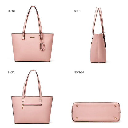 Women Fashion Handbags Wallet Tote Bag Shoulder Bag Top Handle Satchel Purse Set 4pcs