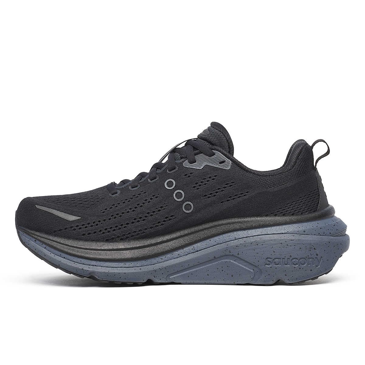 Saucony Men's Hurricane 25 Sneaker, Black/Shadow, 10.5