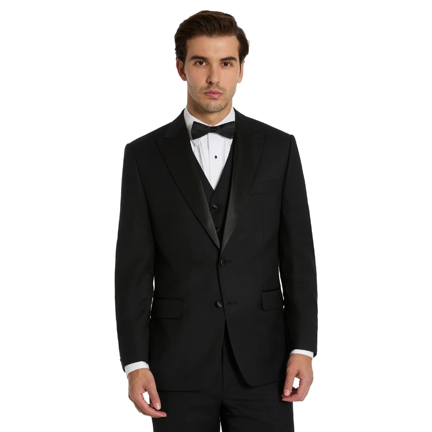 Michael Kors Black Plain Classic Sport Coats|Black,48L