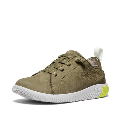 KEEN Unisex-Child KNX Lace Up Lightweight Barefoot Feel Sneakers, Martini Olive/Evening Primrose, 9