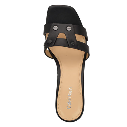 Calvin Klein Women's Andrae Black Leather 9 Medium
