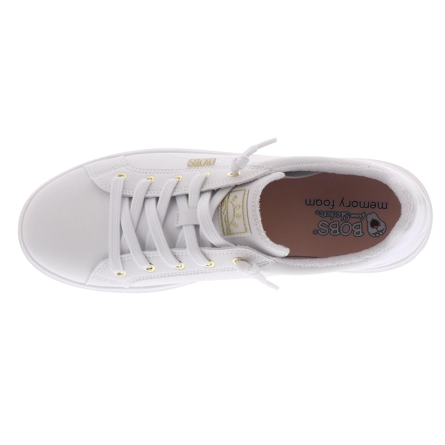 Skechers Women's Bobs D'vine - Instant Delight, White, 8.5