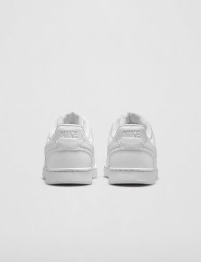 Nike Women's Court Vision Low Next Nature Shoes, White/White-White, 9