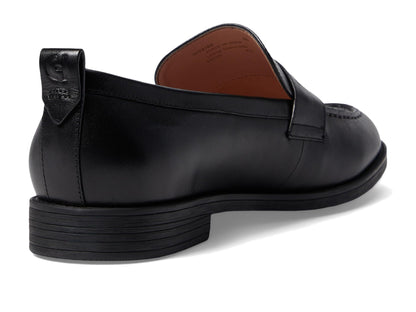 Cole Haan Women's Stassi Penny Loafer, Black Leather, 8.5-C US