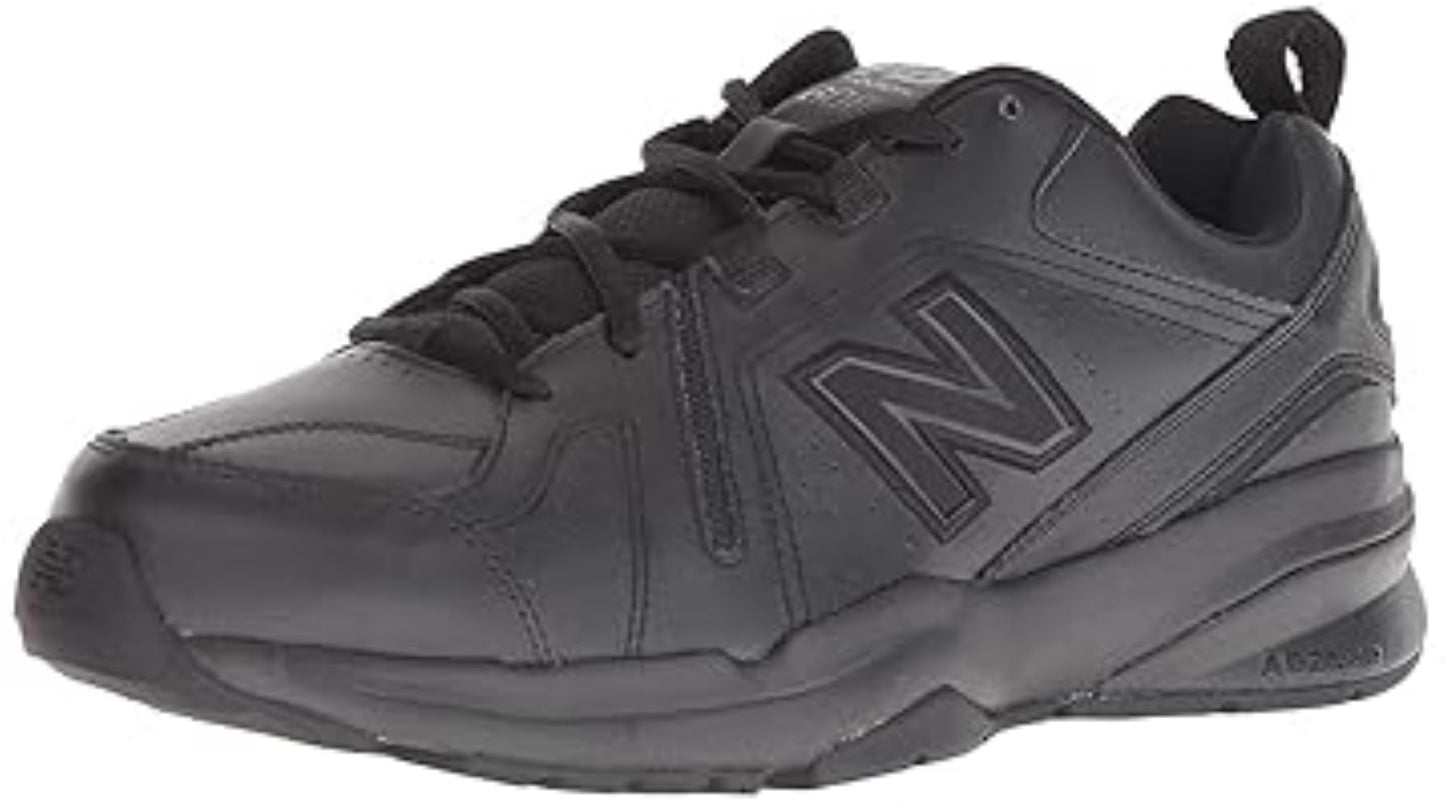 New Balance Men's 608 V5 Casual Comfort Cross Trainer, Black/Black, 10 X-Wide