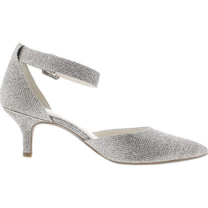 Anne Klein Womens Able Slip-On Flats - Comfortable Classic Dress Shoes for Office, Work & Formal Events, Platinum, 7.5