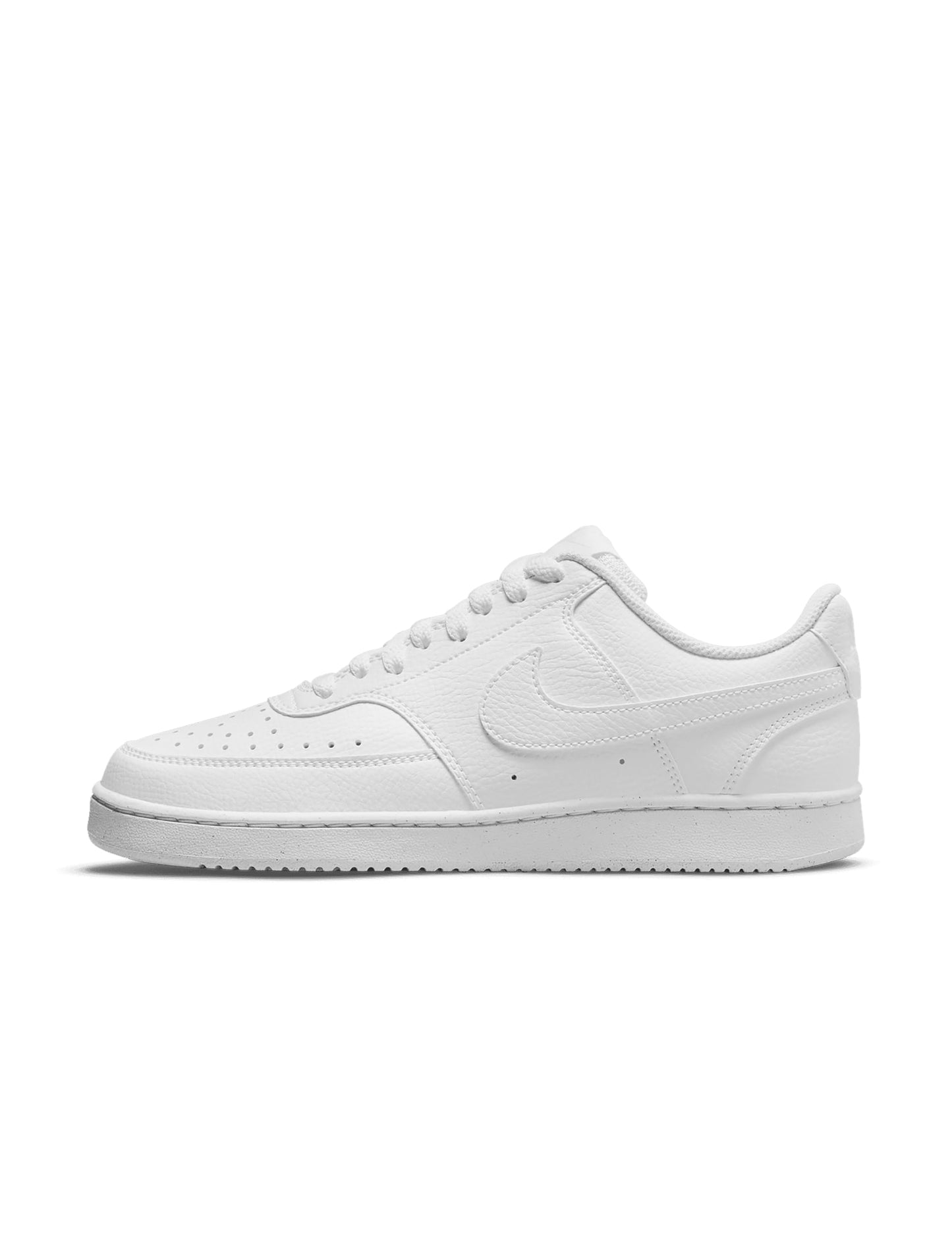 Nike Women's Court Vision Low Next Nature Shoes, White/White-White, 9