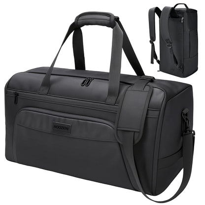 Noozion Garment Duffle Bag for Travel, 3-in-1 Convertible Carry On Suit Bag with Shoe Compartment, Lightweight Overnight Business Travel Bag for Men Women