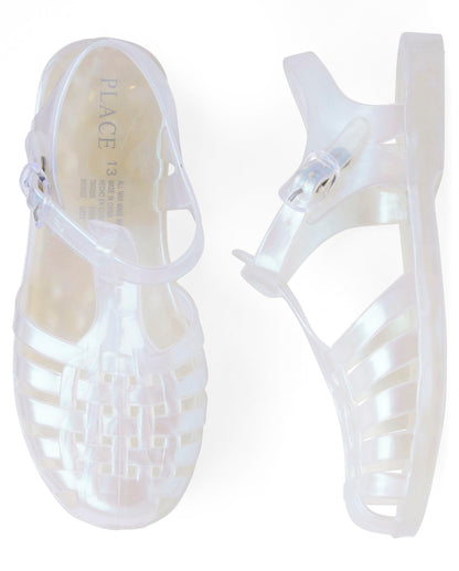 The Children's Place Girls Sandal, Holographic