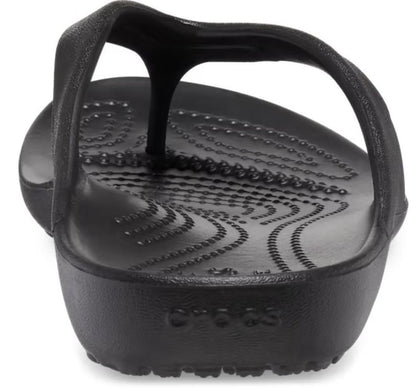 Crocs Women's Kadee II Flip Flops, Black, 8 M