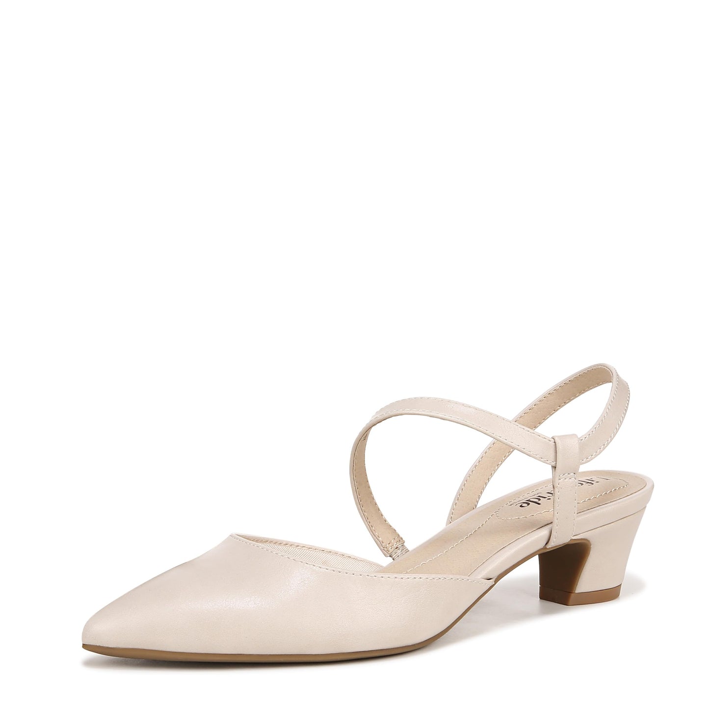 LifeStride Women's Minimalist Pump Almond Synthetic 11 M