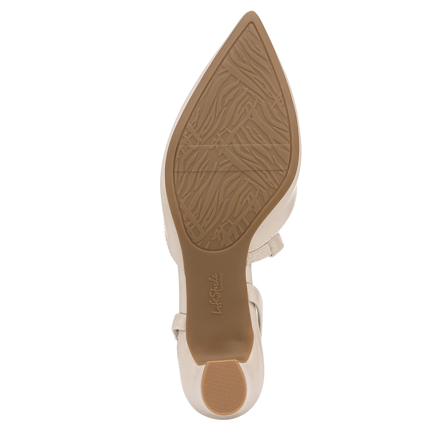 LifeStride Women's Minimalist Pump Almond Synthetic 11 M