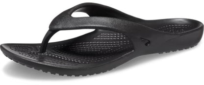 Crocs Women's Kadee II Flip Flops, Black, 8 M