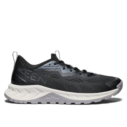 KEEN Men's Versacore Speed Breathable Vented Comfortable Hiking Shoes, Black/Steel Grey, 15