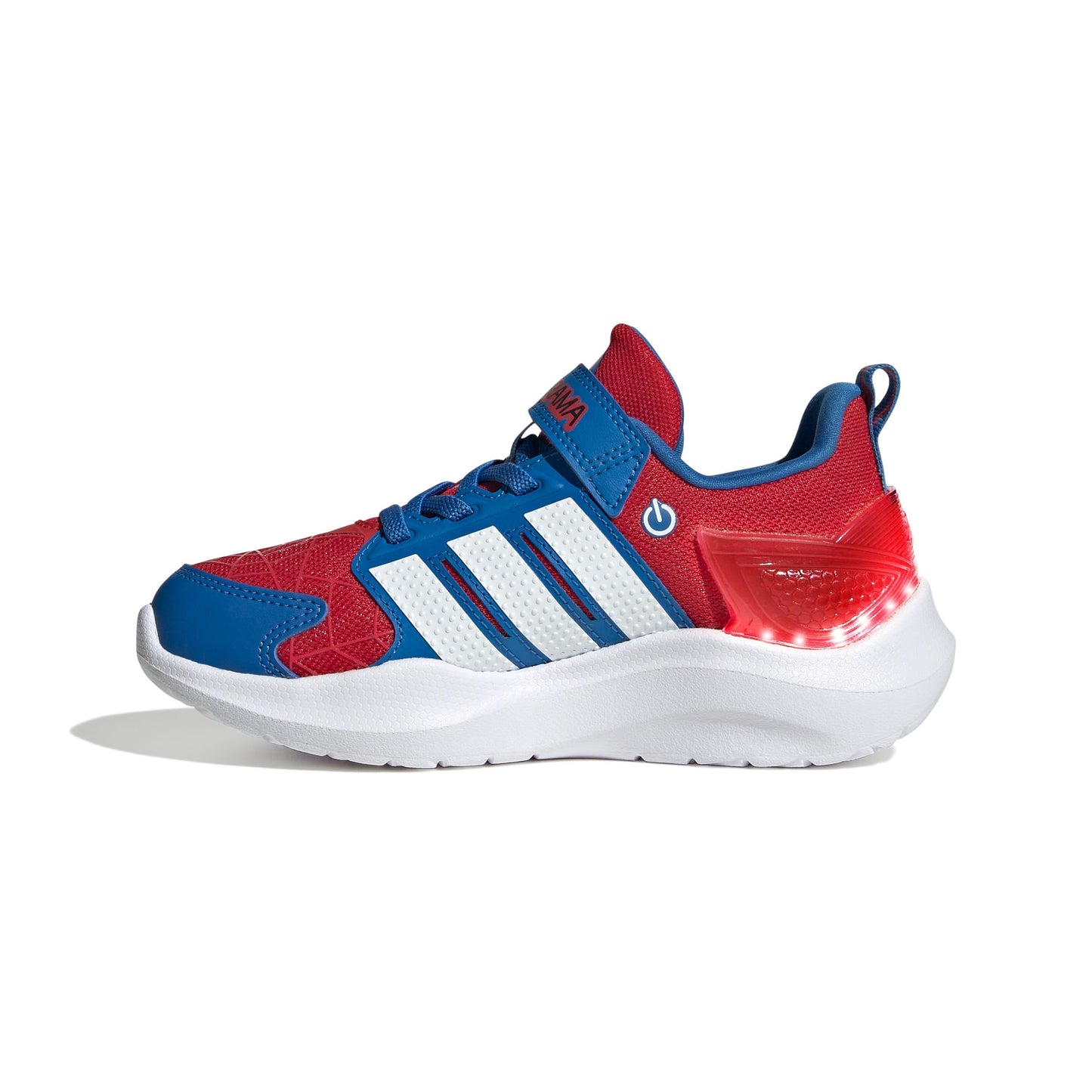 adidas Unisex-Kids Marvel Lightorama Spider-man Childre, Better Scarlet/White/Bright Royal, 11
