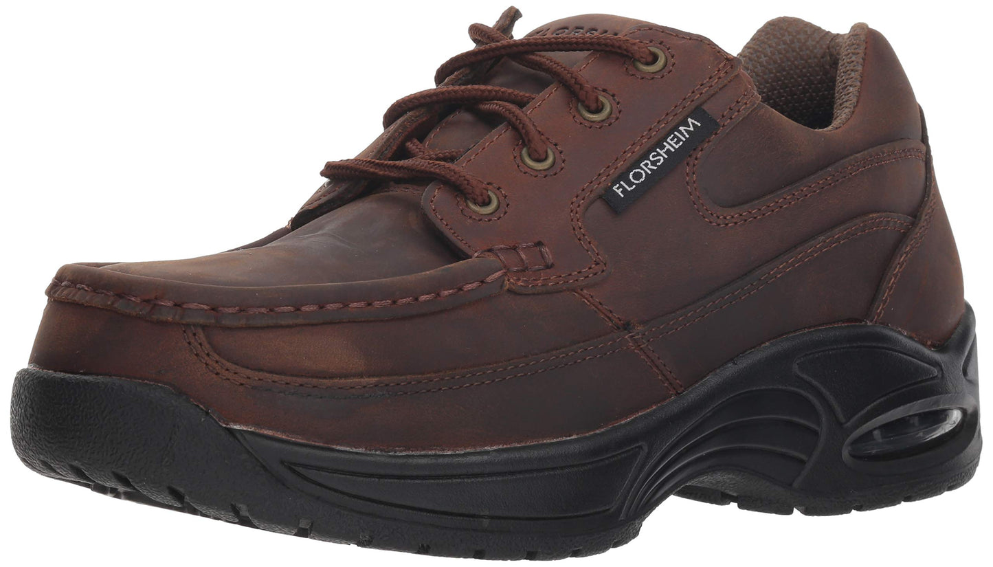 Florsheim Work Polaris Men's Oxford, 10 3E US, Copper