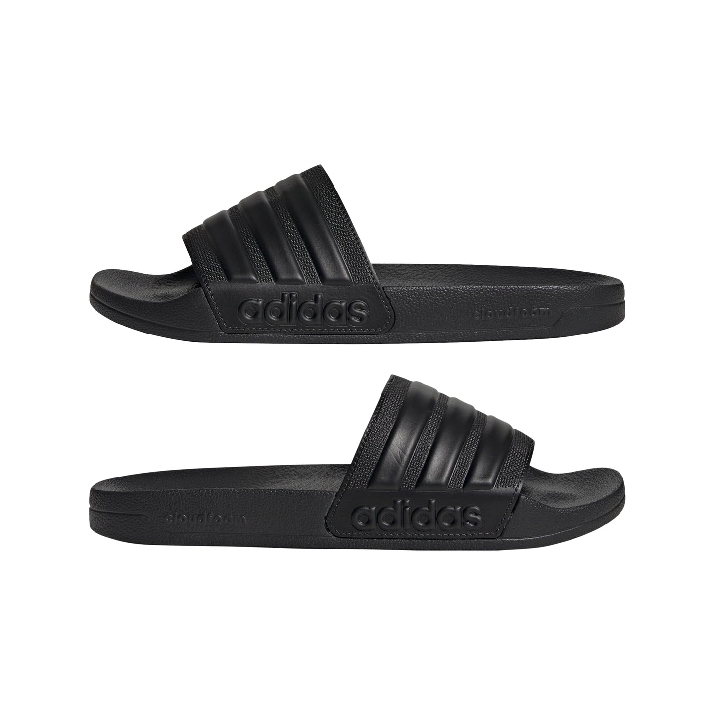 adidas Unisex Shower Slide Sandal, Core Black/Core Black/Core Black, 13 US Men