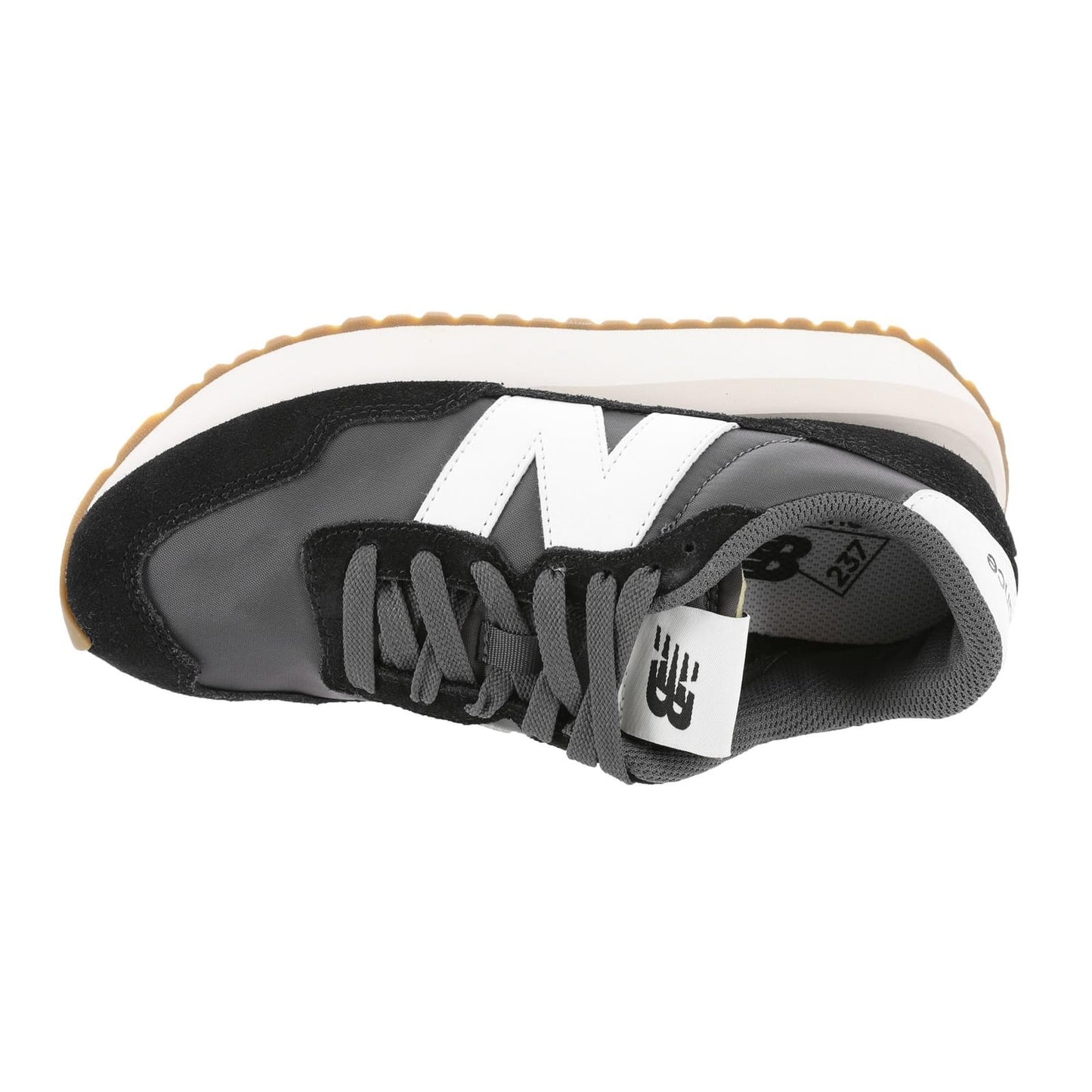 New Balance Women's 237 V1 Classic Sneaker, Black/Magnet/Sea Salt, 8