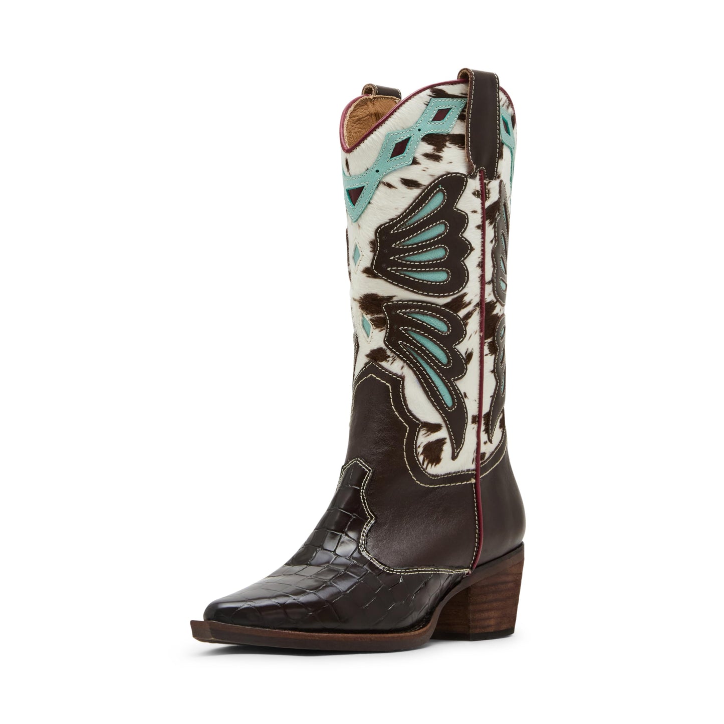 Steve Madden Women's Arroyo Fashion Boot, Blue Multi, 7