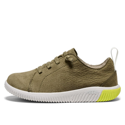 KEEN Unisex-Child KNX Lace Up Lightweight Barefoot Feel Sneakers, Martini Olive/Evening Primrose, 9