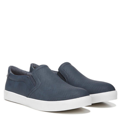 Dr. Scholl's Shoes Women's Madison Slip On Fashion Sneaker, Navy Altitude Print, 9 US