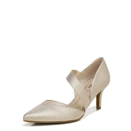 LifeStride Women's Suki Pump Platino Silver 10 M