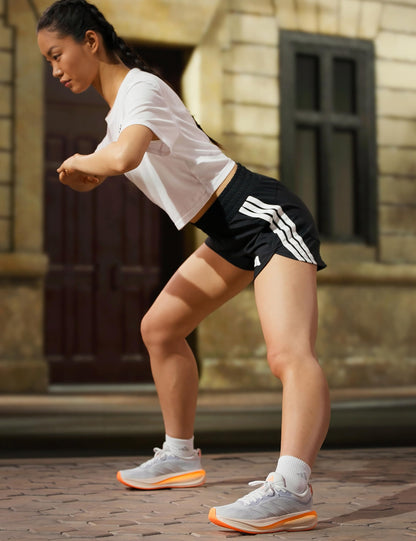 adidas Women's Response Pace Running, Dash Grey/Silver Metallic/Beam Orange, 6