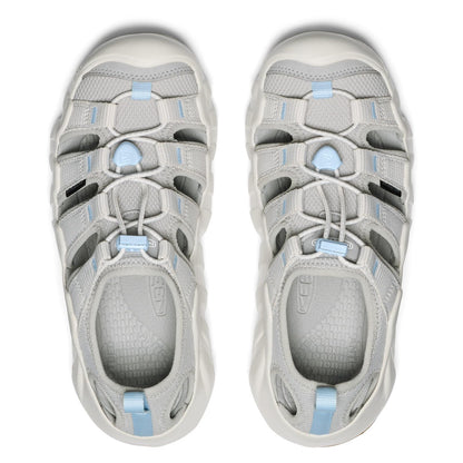 KEEN Women's Hyperport H2 Breathable Easy On Comfortable Hiking and Water Sandals, Alloy/Skyway, 8.5