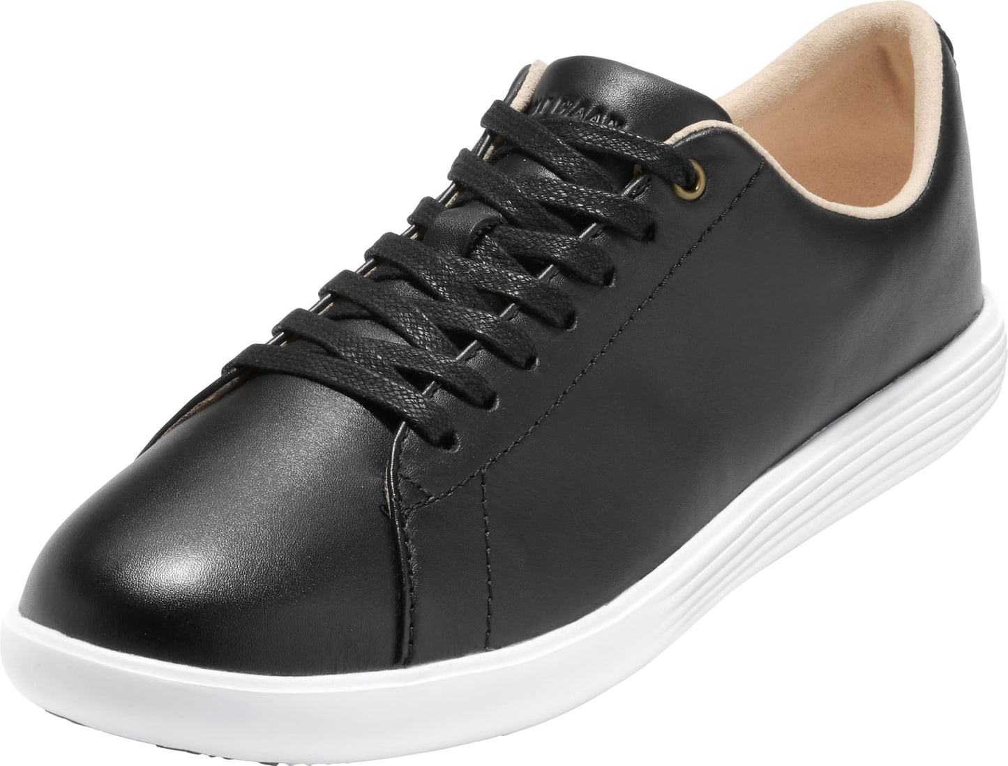 Cole Haan Womens Grand Crosscourt II Black Leather/White 6.5 B - Medium