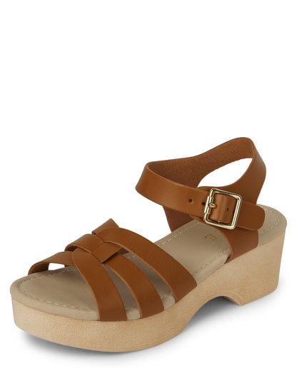 The Children's Place,Clog Sandals,TAN,13 Years