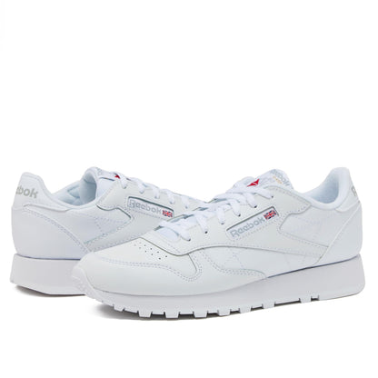 Reebok Classic Leather Girls & Boys Shoes for Kids, Toddler, Little Kid or Big Kid Sneakers, White, 2 Little Kid
