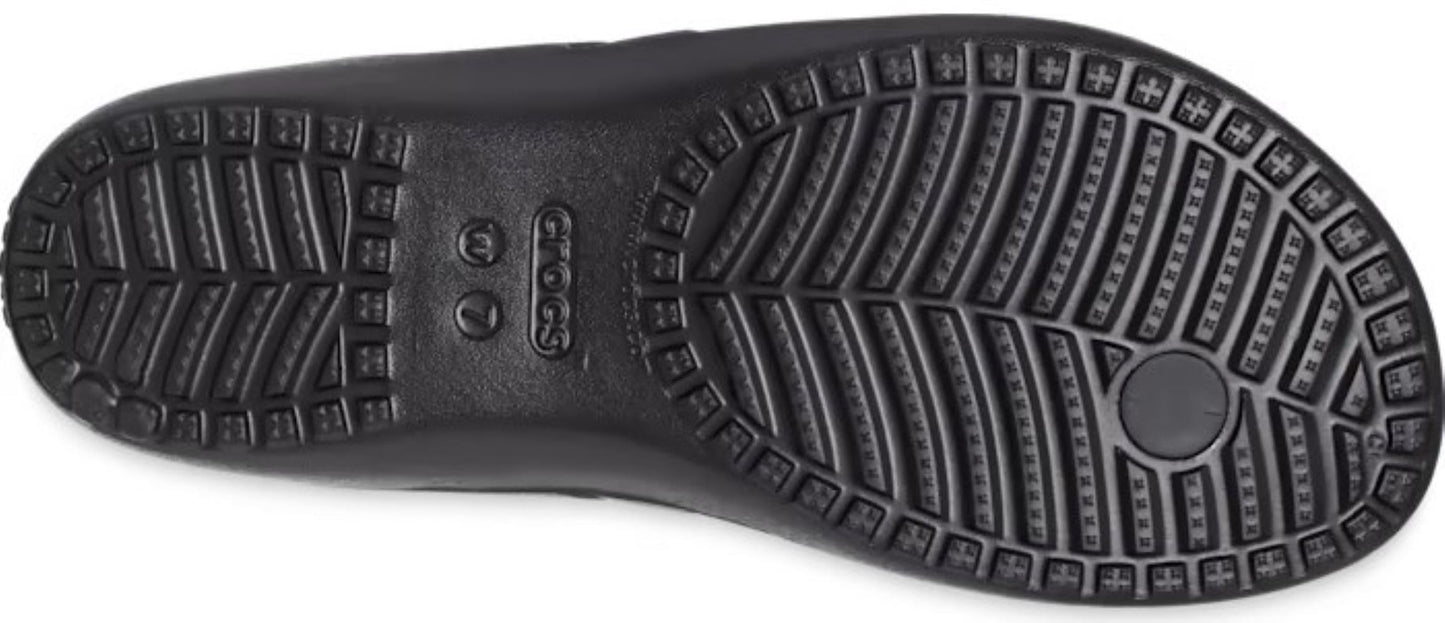 Crocs Women's Kadee II Flip Flops, Black, 8 M