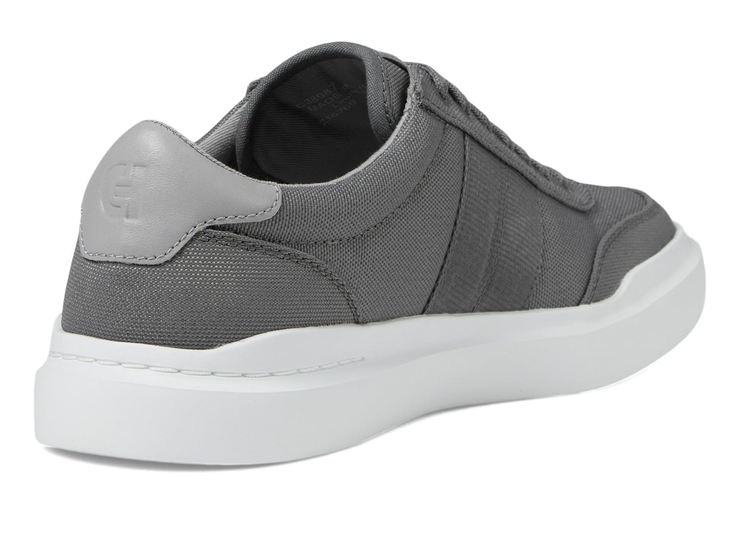 Cole Haan Men's Grandpro Rally Canvas Court 2, Quiet Shade/Sleet/Optic White, 13-W US