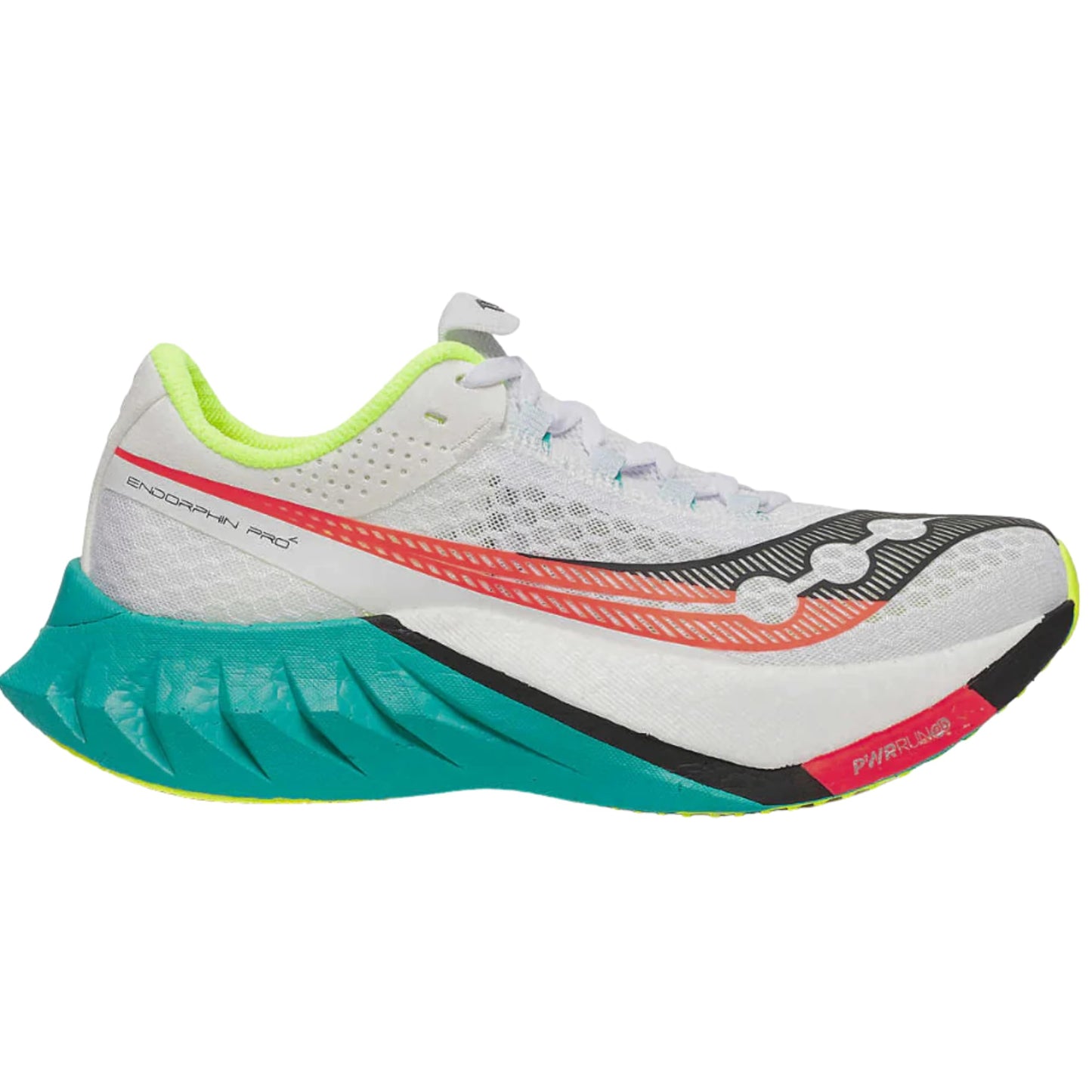Saucony Women's Endorphin Pro 4 Sneaker, White/Mutant, 7.5