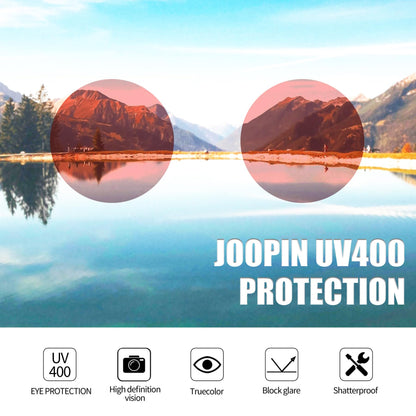 Joopin Small Round Sunglasses Circle Shades for Women Men Metal Circular Sun Glasses UV Protection Hippie Sunnies (Black Tinted Red)