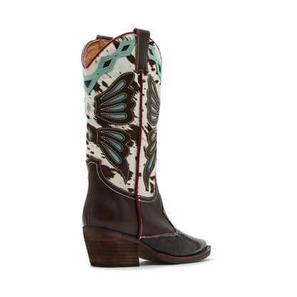 Steve Madden Women's Arroyo Fashion Boot, Blue Multi, 7