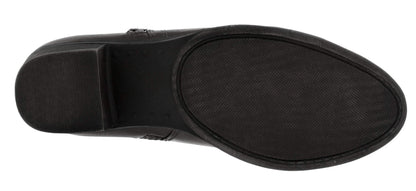 LONDON FOG Women's Tina Ankle Bootie Black 6.5