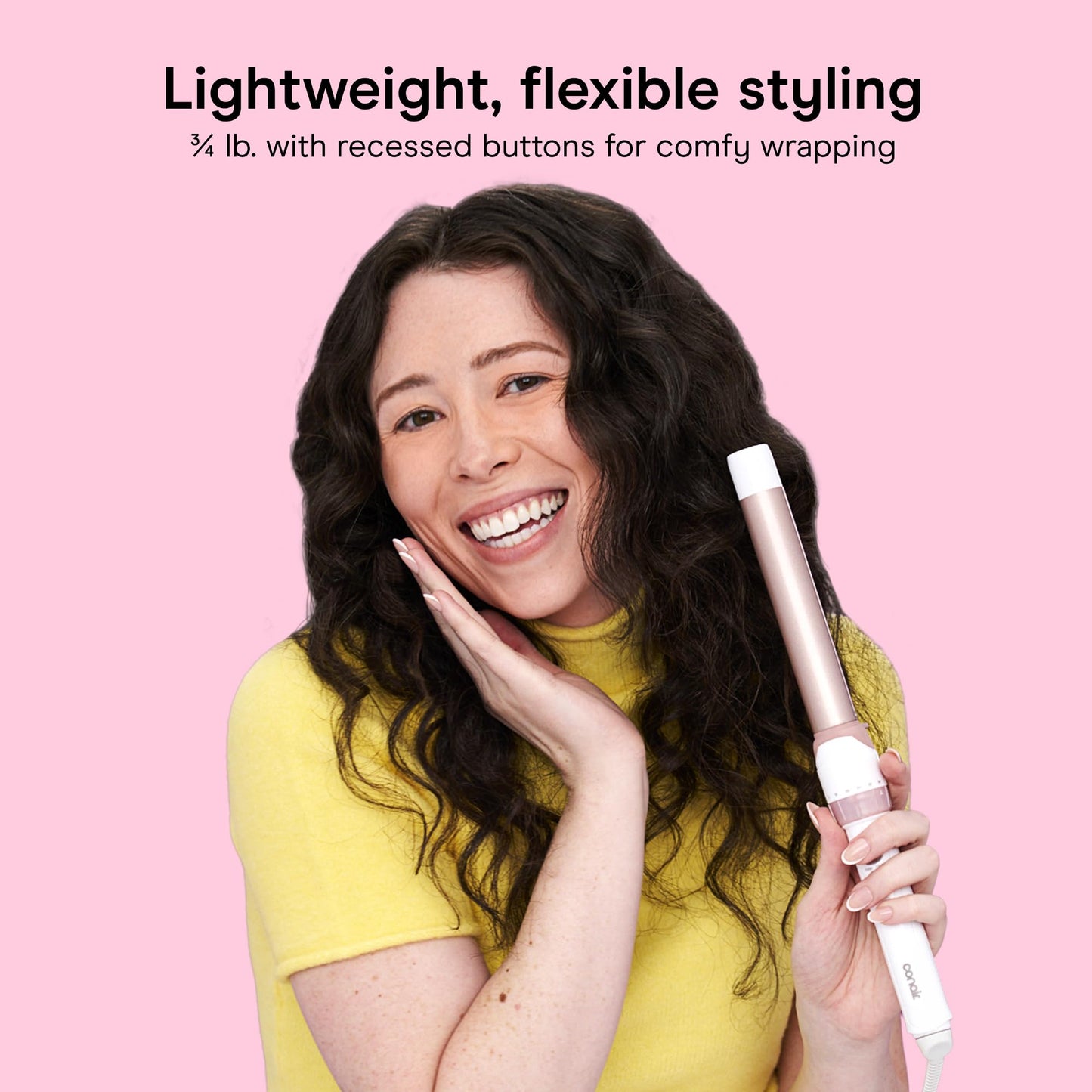 Conair Double Ceramic 1-In. Clamp-Free Curling Wand