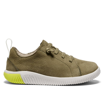 KEEN Unisex-Child KNX Lace Up Lightweight Barefoot Feel Sneakers, Martini Olive/Evening Primrose, 9