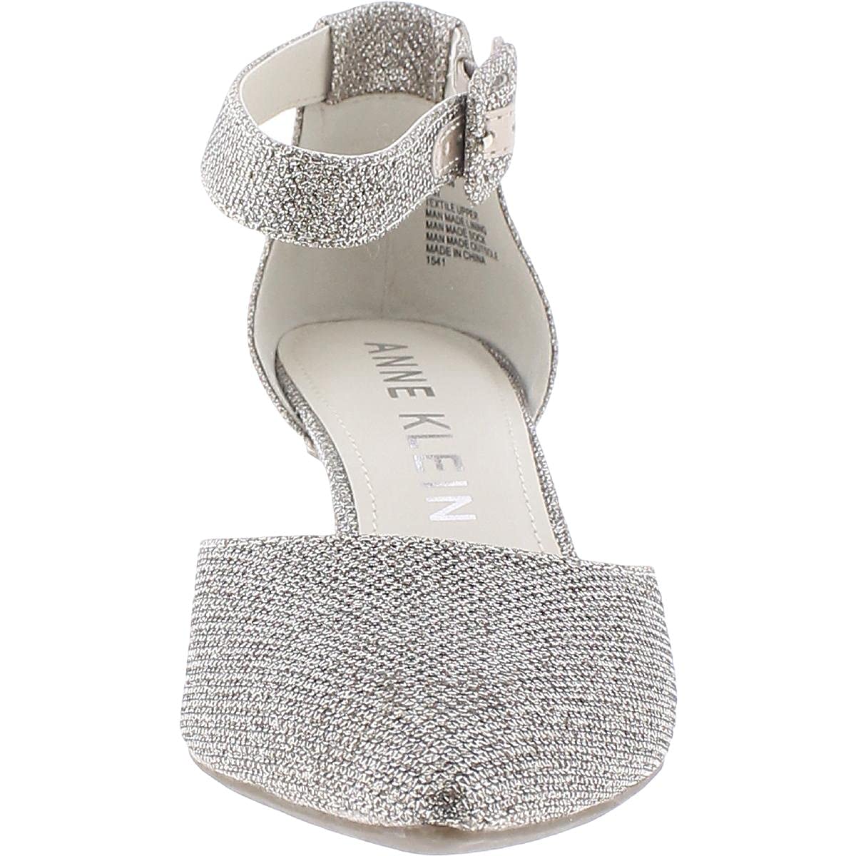 Anne Klein Womens Able Slip-On Flats - Comfortable Classic Dress Shoes for Office, Work & Formal Events, Platinum, 7.5