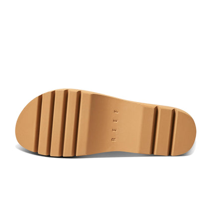 Reef Vista Higher Savanah Womens Fashion Platform Sandal, Soft Cushion Footbed, Arch Support, Seashell, 9.5