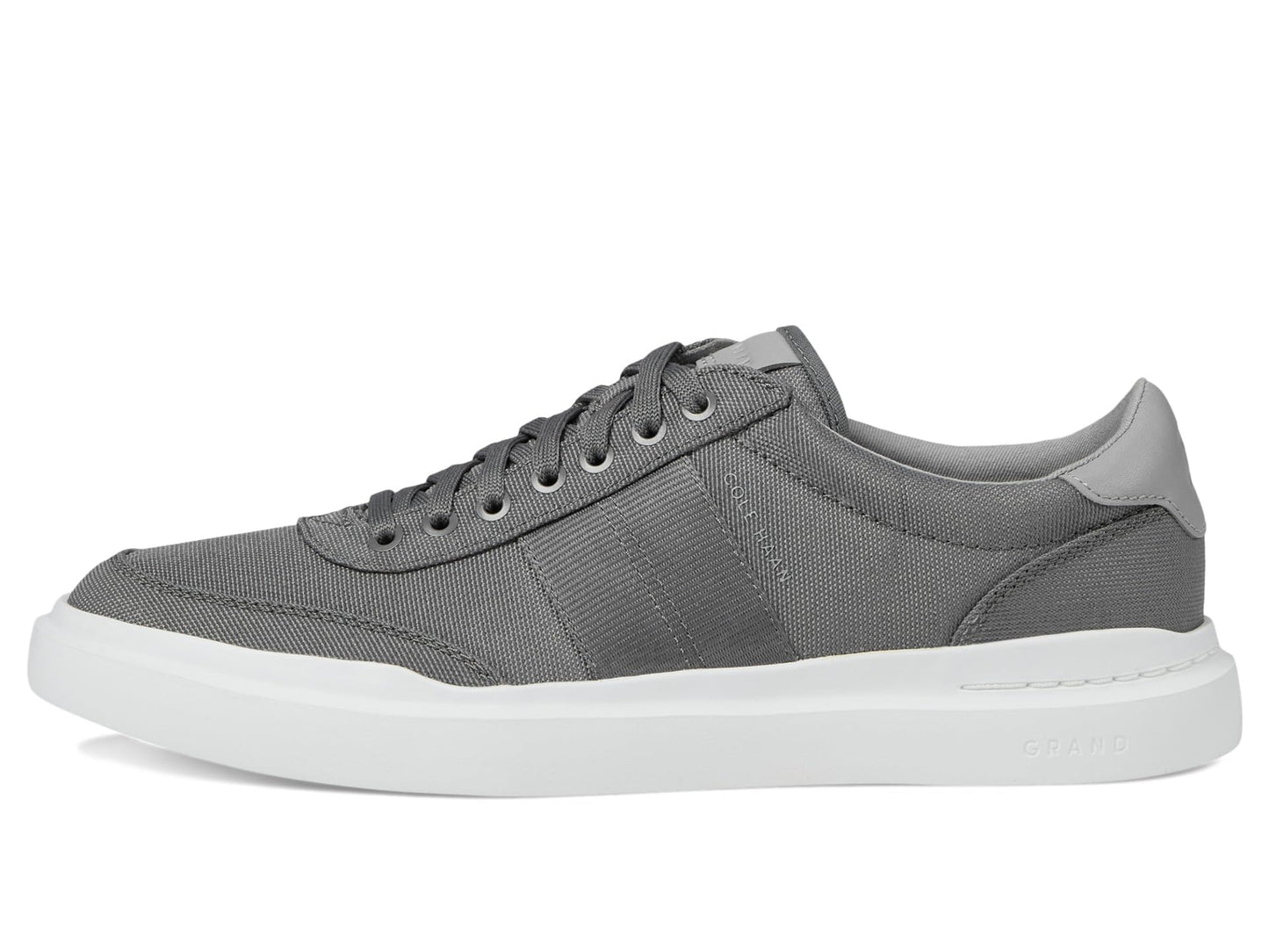 Cole Haan Men's Grandpro Rally Canvas Court 2, Quiet Shade/Sleet/Optic White, 13-W US