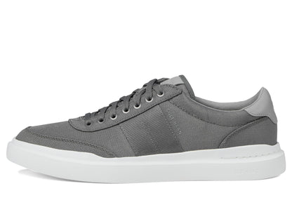 Cole Haan Men's Grandpro Rally Canvas Court 2, Quiet Shade/Sleet/Optic White, 13-W US