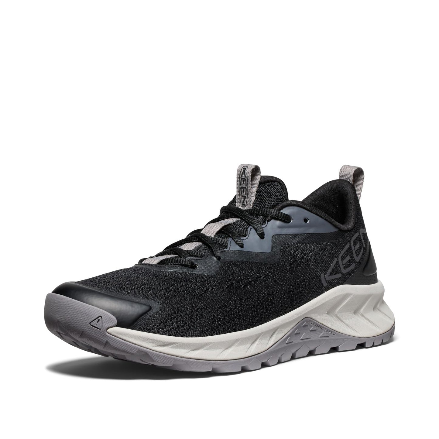 KEEN Men's Versacore Speed Breathable Vented Comfortable Hiking Shoes, Black/Steel Grey, 15